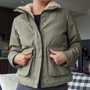 Patagonia women's fleece lined jacket sz S